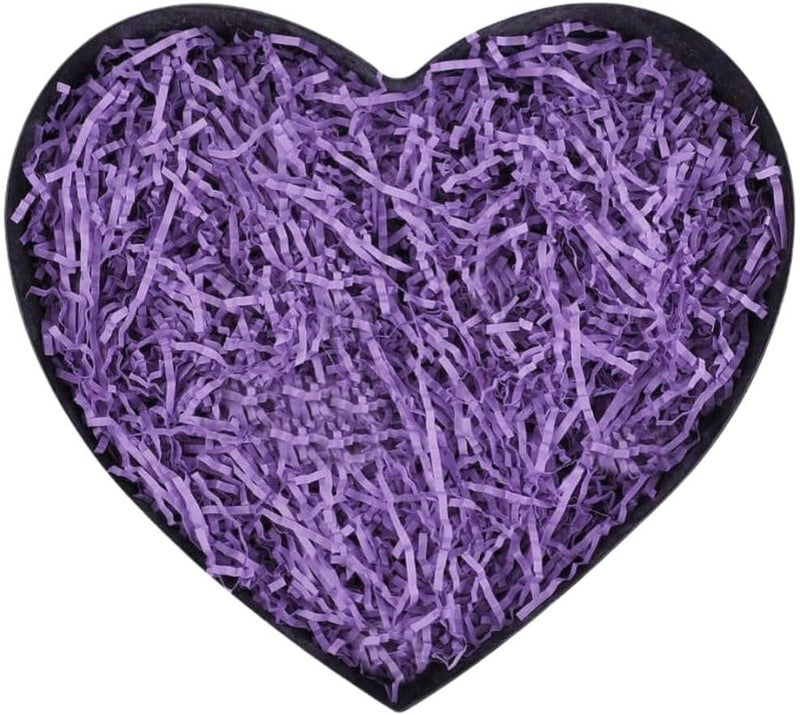 UoeRing Crinkle Cut Paper Shred Filler-4 OZ-Purple Shredded Paper for Gift Wrapping Baskets Bag Easter Grass Gift Boxes Filler - Image 3